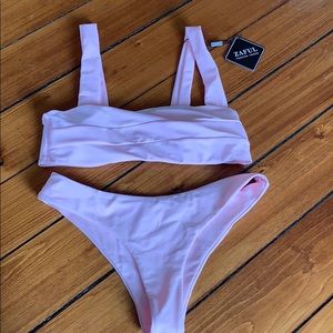Zaful light pink bikini